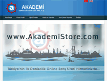 Tablet Screenshot of akademidenizcilik.com